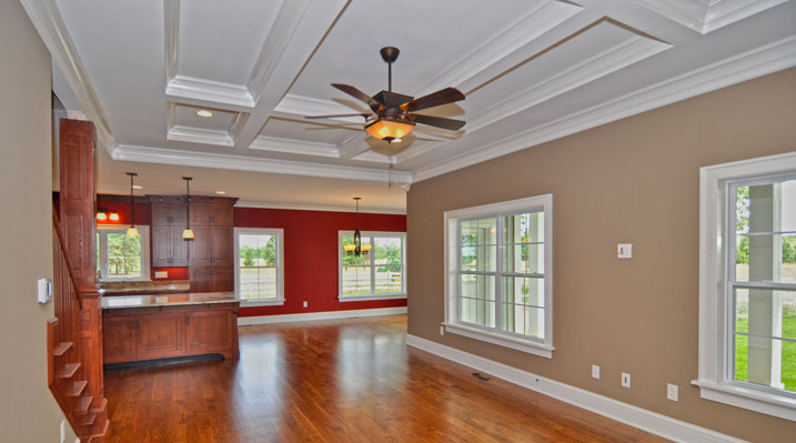 ICH Builders Mt. Sterling residence custom build main floor living space